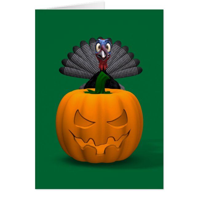 Turkey And Pumpkin (Front)