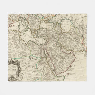 Turkey and Sweden Fleece Blanket