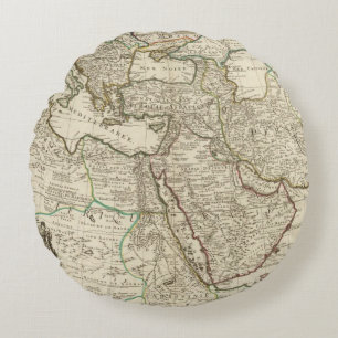 Turkey and Sweden Round Cushion