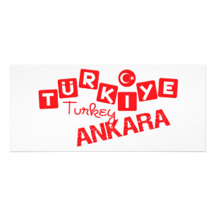 TURKEY ANKARA rack card - customize
