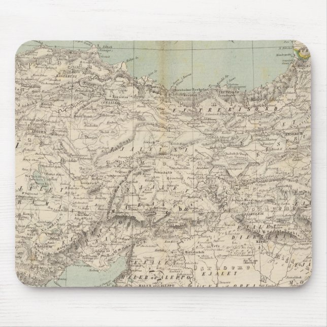 Turkey Atlas Map Mouse Mat (Front)