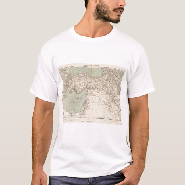 Turkey Atlas Map T-Shirt (Front)
