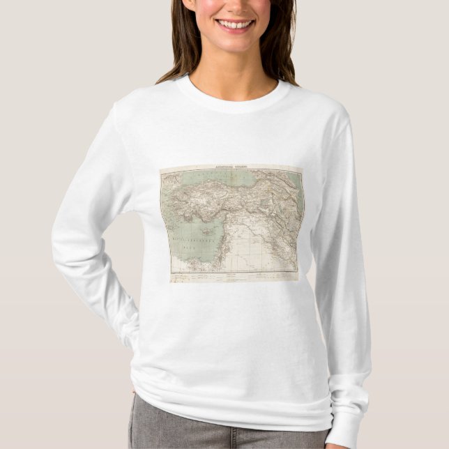 Turkey Atlas Map T-Shirt (Front)