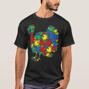 Turkey Autism Puzzle for Women Men Kids  Autism Aw T-Shirt