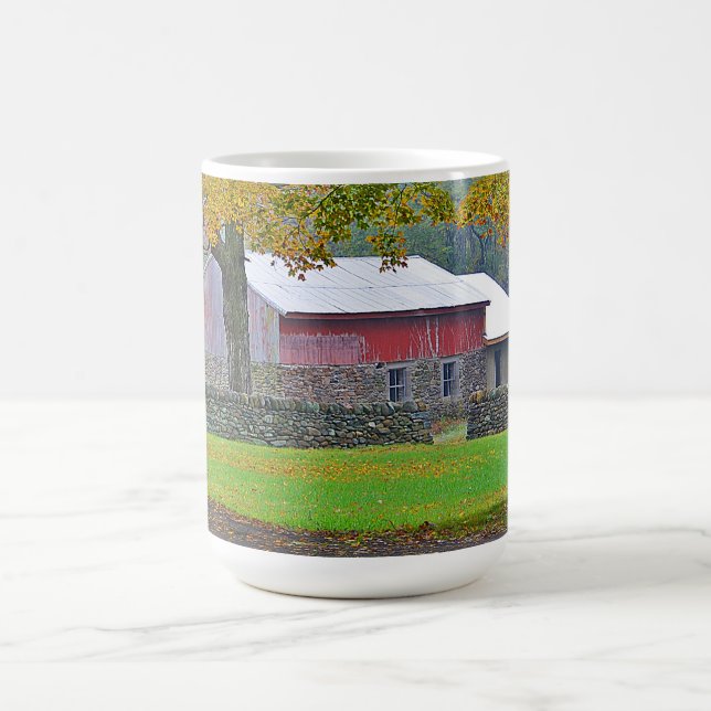 Turkey Barn At Parmelee Farm Coffee Mug (Center)