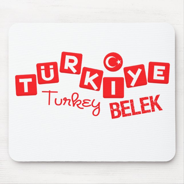 TURKEY BELEK mousepad - customise (Front)