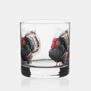 Turkey (bird) whiskey glass