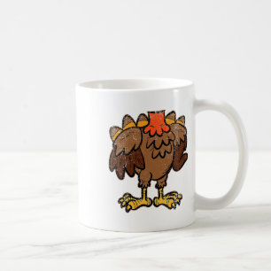 Turkey Body Costume Funny Thanksgiving Day Fall Au Coffee Mug