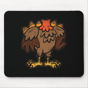 Turkey Body Costume Thanksgiving Day Fun Fall Autu Mouse Mat
