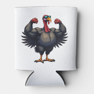 Turkey Bodybuilding Thanksgiving Day Gym Workout   Can Cooler