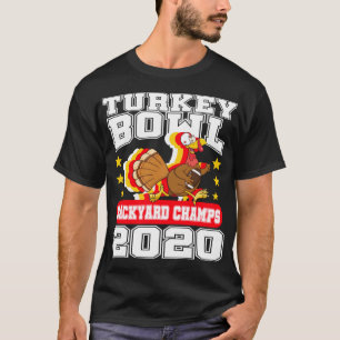 Turkey Bowl 2020 Thanksgiving Football Funny Gift T-Shirt