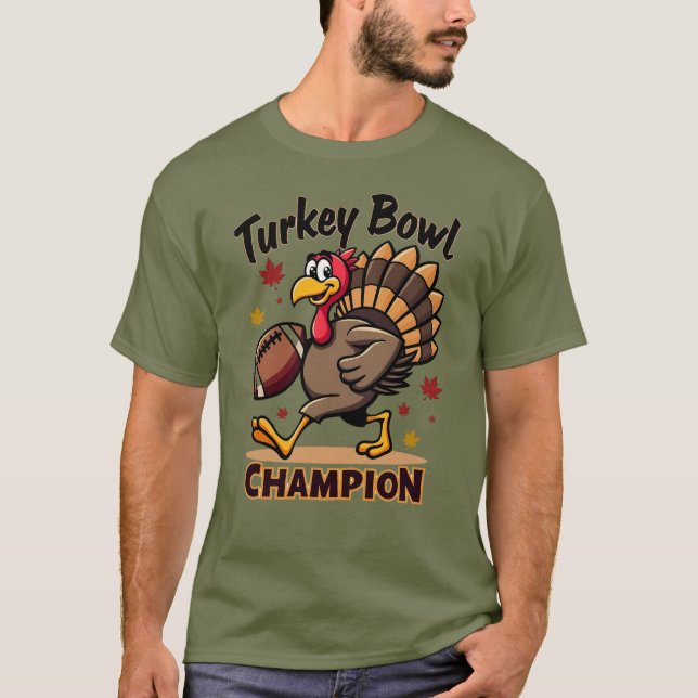 Turkey Bowl Champion  T-Shirt (Front)