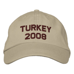Turkey Bowl Change to  current year Embroidered Hat