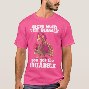 Turkey Boxing Thanksgiving Mma Kickboxing Karate G T-Shirt