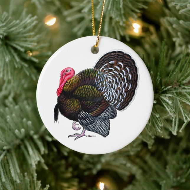 Turkey:  Bronze Tom Ceramic Tree Decoration (Tree)