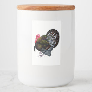 Turkey:  Bronze Tom Food Label
