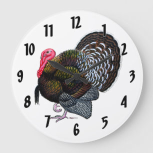 Turkey:  Bronze Tom Large Clock