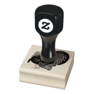 Turkey:  Bronze Tom Rubber Stamp