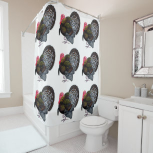 Turkey: Bronze Tom Shower Curtain