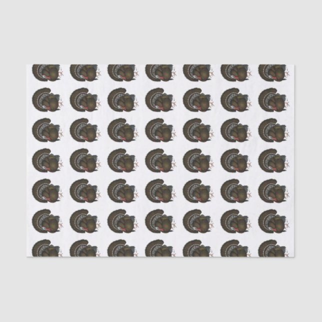 Turkey Bronze Tom Tissue Paper (Front)