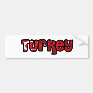 Turkey Bumper Sticker