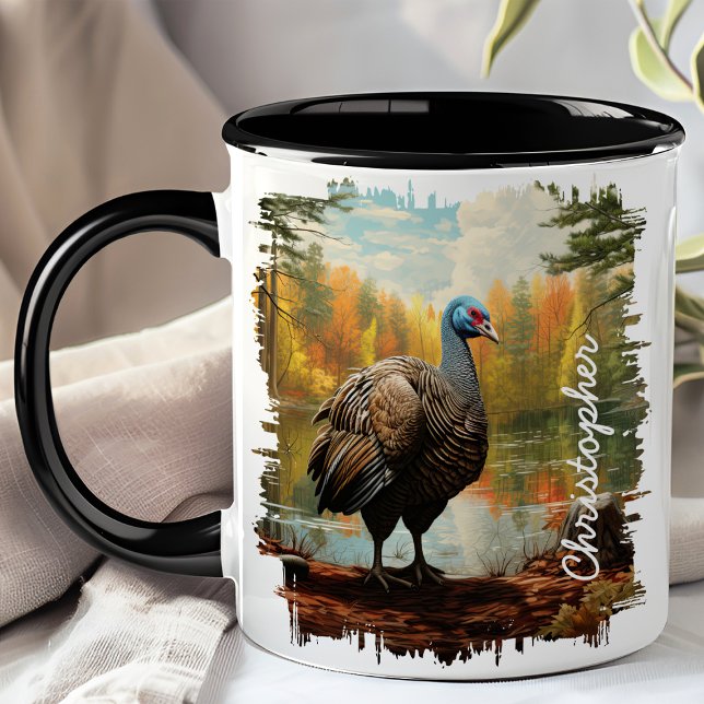Turkey by Autumn Forest Lake Mug (Creator Uploaded)