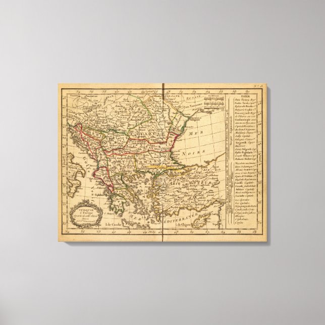 Turkey Canvas Print (Front)