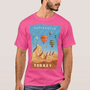 Turkey Cappadocia - Retro Travel Minimalistic Post T-Shirt