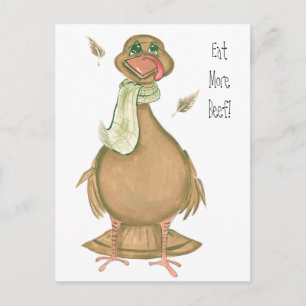 Turkey Cartoon Picture Postcard