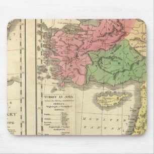 Turkey Chronological Map Mouse Mat