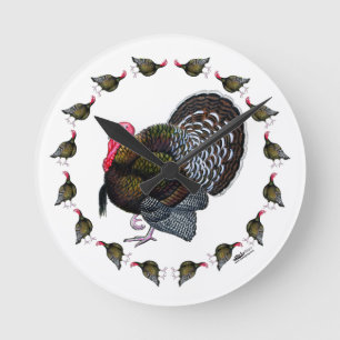 Turkey Circle Round Clock