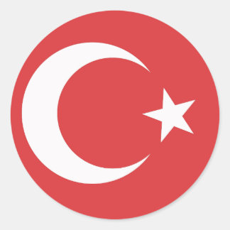 turkey classic round sticker