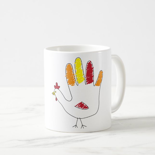 Turkey Coffee Mug (Front Right)