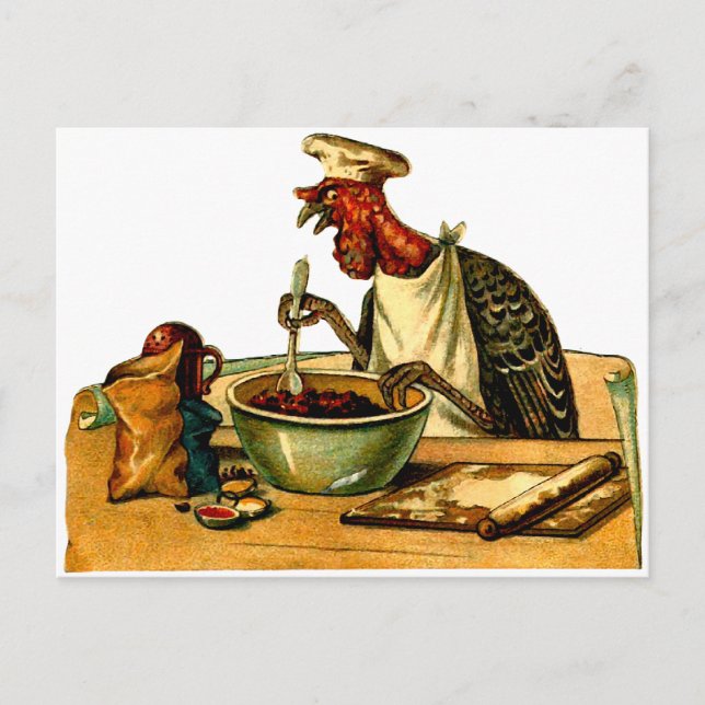Turkey Cook Postcard (Front)