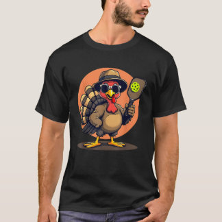 Turkey Cool Pickleball Black Small Classic Fit Mod T-Shirt