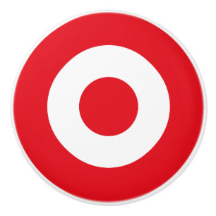 Turkey country flag roundel army round national sy ceramic knob