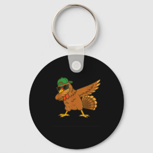 Turkey Dab Meme Animal Dance Funny For Men Women K Key Ring