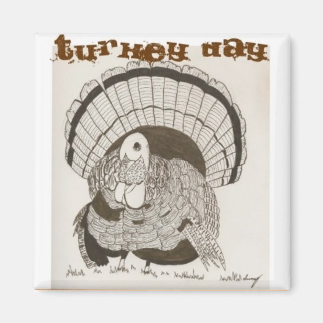 Turkey Day Magnet (Front)