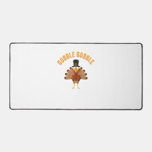Turkey Day Shirt Gobble Gobble Thanksgiving Day Desk Mat
