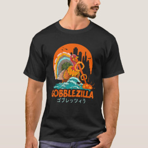 Turkey Day Thanksgiving Gobblezilla  T-Shirt