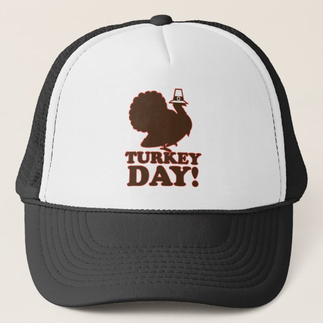 turkey day trucker hat (Front)