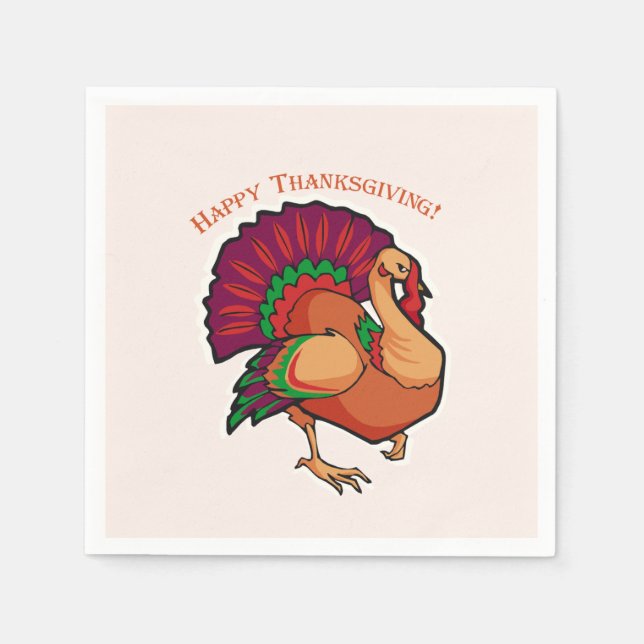 Turkey Decoration Napkin (Front)