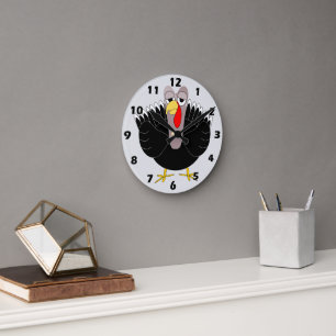 Turkey Design Round Clock