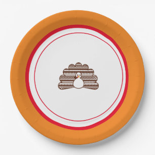 Turkey Design Thanksgiving Party Supplies   Paper Plate