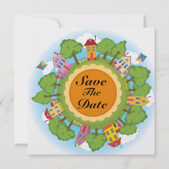 Turkey Dinner - Thanksgiving - Christmas - SRF Save The Date (Front)
