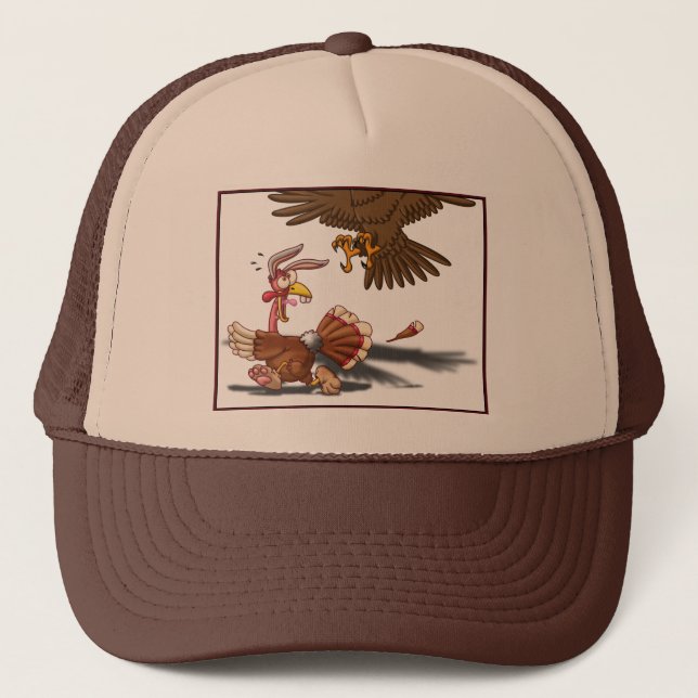 Turkey Disguise Trucker Hat (Front)