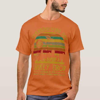 Turkey Drop Thanksgiving Gift Turkey Running Funny T-Shirt