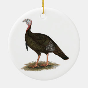 Turkey: Eastern Wild Tom Ceramic Tree Decoration