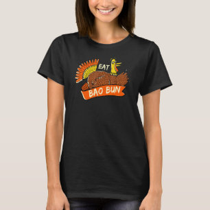 Turkey Eat Bao Bun Thanksgiving Pork Bun Black Fri T-Shirt