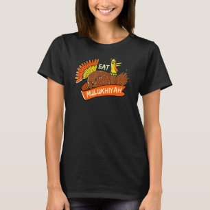 Turkey Eat Mulukhiyah Thanksgiving Molokhia Black T-Shirt